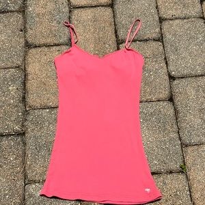 ABERCROMBIE & FITCH TUNIC TANK TOP WITH BUILT IN BRA, SIZE MEDIUM